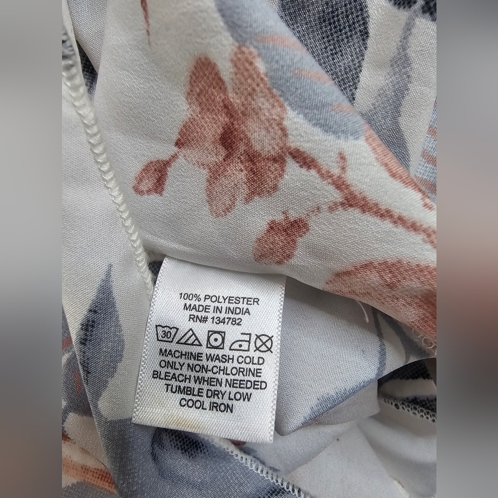 HLUSH Blush Floral High Low Dress with Ruffle Accents - Picture 11 of 11